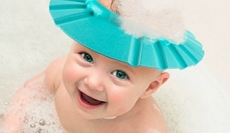 Бебешка шапка за къпане