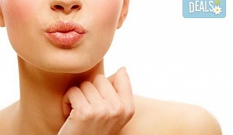 Безиглено уголемяване на устни или попълване на бръчки с американски хиалуронов филър и ултразвук от NSB Beauty Center!