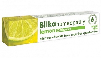Bilka Homeopathy Lemon Natural Whitening Toothpaste