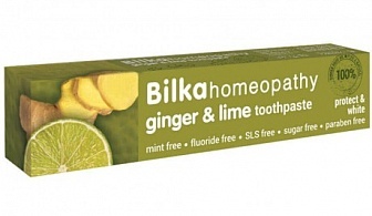 Bilka Homeopathy паста за зъби Ginger & Lime