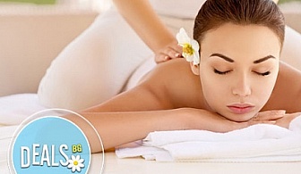 Болкоуспокояващ масаж на гръб с магнитно-вакумен масажор, салон Ванеси