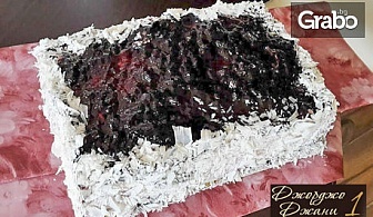 Боровинкова торта от палачинки
