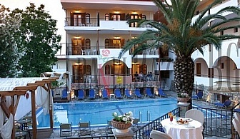 Calypso Hotel 3* Халкидики-Касандра. Нощувка+закуска. В близост до плажа, оригинален стил, уютни стаи, ресторант, барове, басейн, интернет, отлично обслужване.