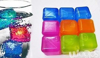 Цветни кубчета за лед