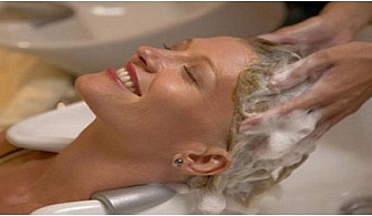 Цялостна грижа за косата! Терапия по избор според типа коса + силиконова маска + измиване + подстригване + масаж + ултразвукова преса + сешоар или дифузер!