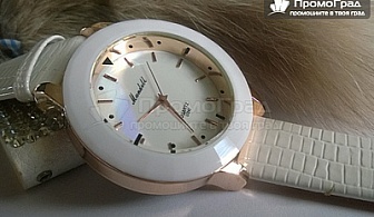 Дамски часовник с японски механизъм и минерално стъкло + 1 година гаранция