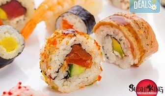 Голям суши сет от Sushi King! Вземете 108 перфектни суши хапки в cуши сет Shogun *Special* на страхотна цена!