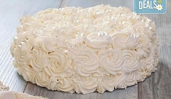 Голяма шоколадова торта с "блат" мъфини и крем, желирани плодове и глазура от сладкарите на Muffin House