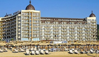 Хотел "Адмирал" 5* - почивка в Златни Пясъци на ТОП цени за нощувка със закуска и вечеря + ползване на вътрешен и външен басейн!
