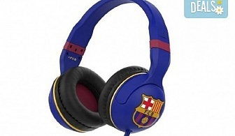 За истинските фенове! Вземете слушалки Skullcandy Hesh 2.0 с микрофон и логото на ФК Барселона!