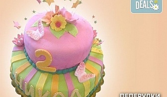 Красиви детски торти за момичета с принцеси и приказни феи + ръчно моделирана декорация от Сладкарница Джорджо Джани