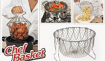 Кухненски помощник Chef Basket 12 в 1 комплект, с които можете да приготвите вкусни и здравословни ястия по бърз, лесен и безопасен начин, само 6.90 лв.