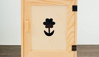 Кутия за ключове с прорез - цвете