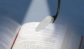 LED лампа за четене с клипс