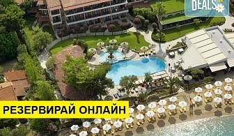 5+ нощувки на човек на база Закуска и вечеря в Anthemus Sea Beach Hotel & Spa 5*, Никити, Халкидики