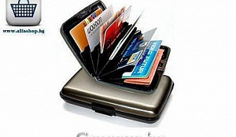 Органайзер за документи Aluma Wallet в цвят по избор: черен, сив, червен или син само за 4.80 лв. от онлайн магазин alfashop.bg