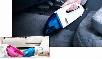 Портативна прахосмукачка за кола Vacuum Cleaner Portable за 17 лв. ТОП оферта от Онлайн магазин "За Теб и Мен". 