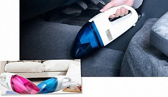 Портативна прахосмукачка за кола Vacuum Cleaner Portable за 17лв. ТОП оферта от Онлайн магазин "За Теб и Мен".