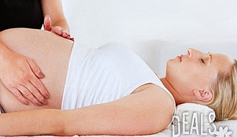 Релаксиращ масаж за бременни с масла от цветя за 12.60 лв. в Galleria of Beauty!