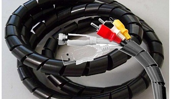 Скрийте кабелите с кабелна спирала