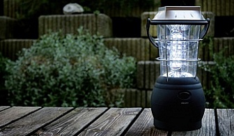 Соларен къмпинг фенер 36 LED с динамо и USB изход  на ТОП цена!