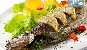 Средиземноморски кулинарен круиз за двама! Две порции риба по избор: Балканска пъстърва или Норвежка скумрия и гарнитура в Ресторант BALITO 3 в жк Надежда