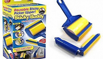 Sticky Buddy - силиконови валяци за почистване само за 5.90 лв. от Grabko.bg 