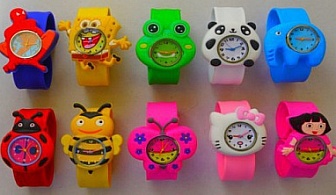 Страхотни детски силиконови часовници с любими герои - Макуин, Angry Birds, Спондж Боб, Бен Тен, Спайдърмен, Снежанка, Барби и още много... на СУПЕР ЦЕНА - 8.50лв.!