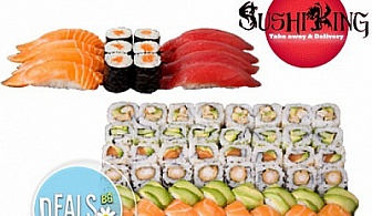 Суши сет Кицуне с 118 бр. суши хапки и доставка за Младост от Sushi King