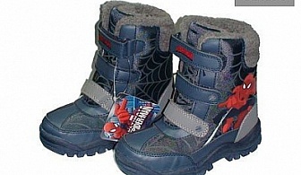 За топлите крачета на малчугана! Детски боти Spiderman Boots на Мarvel