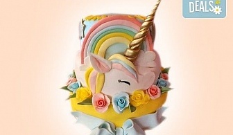 Торта за принцеси! Торти за момичета с 3D дизайн с еднорог или друг приказен герой от сладкарница Джорджо Джани
