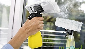 Уред за миене на прозорци с пълнител
