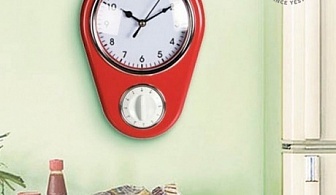 Винтидж стенен часовник с таймер