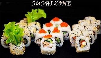 Здравословно и вкусно! Филаделфия Суши Сет от 70 рулца за 23.90 лв. от Sushi Zone